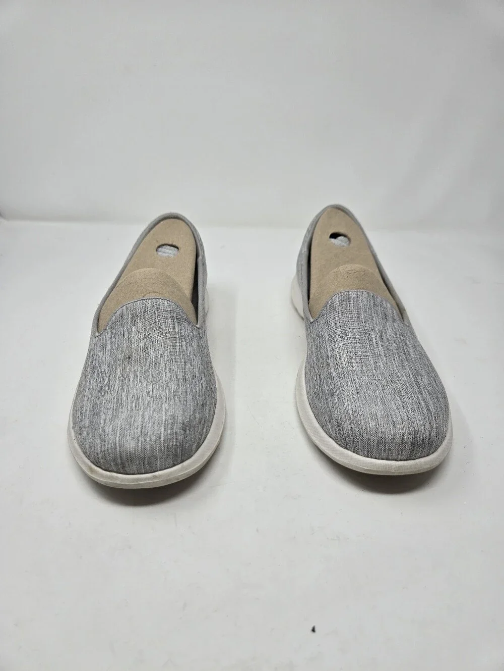 Sketchers On The Go Go Walk Lite Grey Pull On Walking Shoes Used Size 9.5